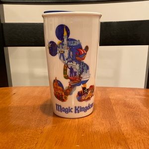 Disney Magic Kingdom Starbucks Disney Parks Tumbler ceramic Mickey Silhouette